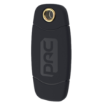 Credential: PAC Fob – black, clip, qty 10