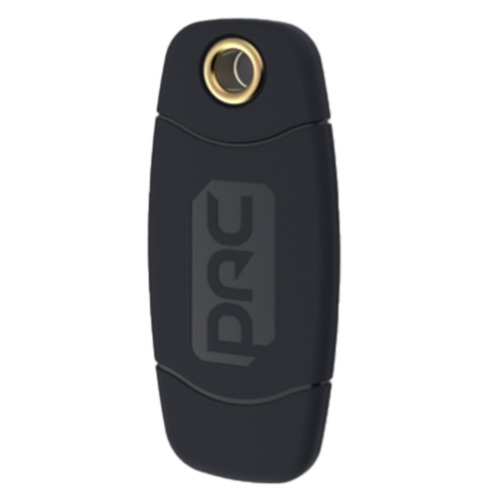 Credential: PAC Fob - black, clip, qty 10