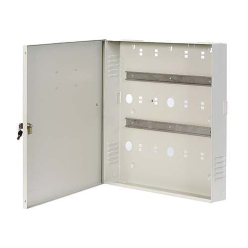 Enclosure: 4-way - lockable enclosure with DIN rail
