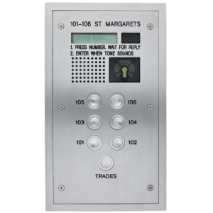 Mitre Bezel Digital Entrance Panel