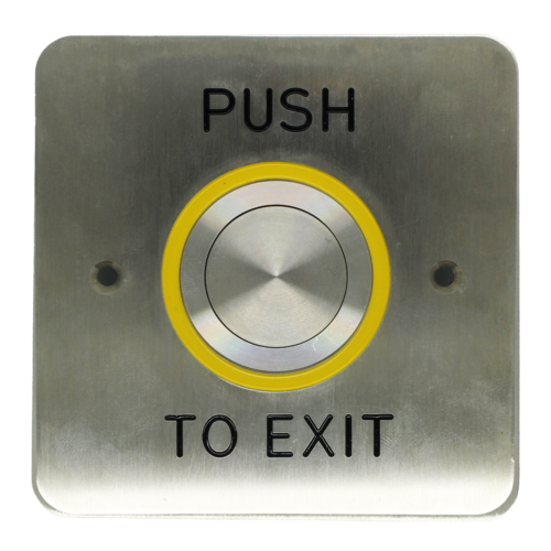 Exit Device: Yellow Bezel