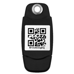 Credential: PAC Fob QR - black, no clip, qty 10