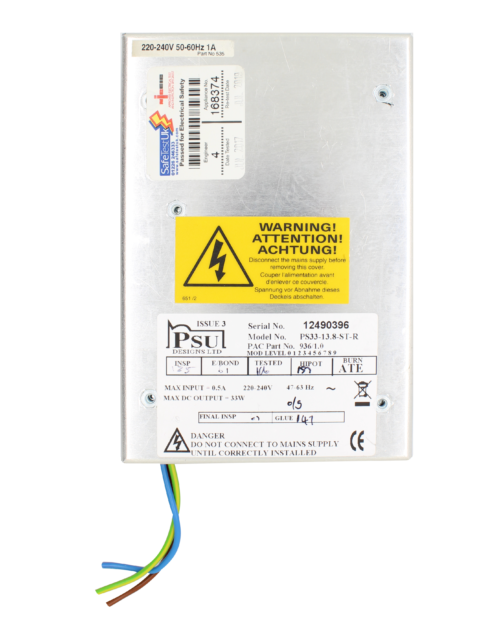PSU: Option - Easikey 3A PSU, 12V